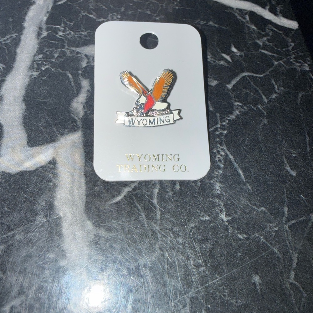 Wyoming lapel pin
